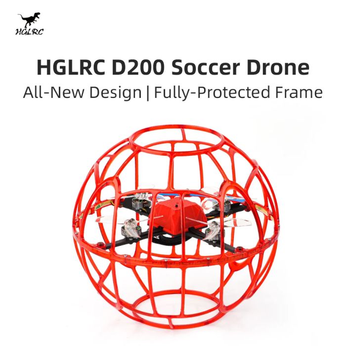 HGLRC D200 Soccer Drone Drop-resistant/ Training and Competition Soccer Drone