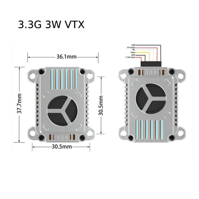 3.3G 3W VTX VRX