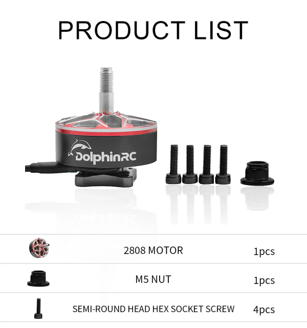 DolphinRC 2808 1300KV Motor