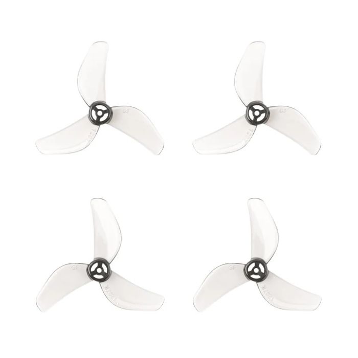 Gemfan 1207 3-blade Propellers (1.0mm Shaft) Transparent (4PCS)