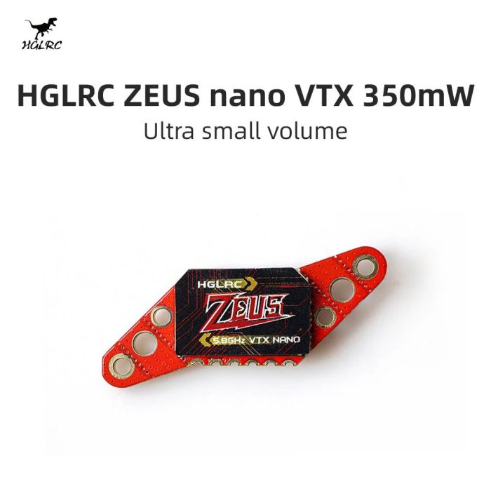 HGLRC Zeus nano VTX 350mW 16x16 20x20 25.5x25.5 mm For FPV Racing Drone