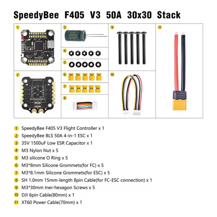 SpeedyBee F405 V3 50A Stack
