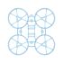 Air65 Brushless Whoop Frame (1PC) Transparent Blue